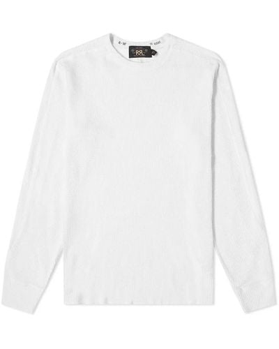 RRL Long Sleeve T-Shirt - White