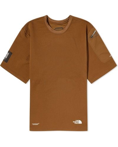 The North Face X Undercover Soukuu Dot Knit T-Shirt Sepia - Brown