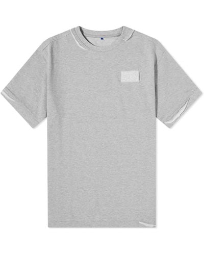 Adererror Patch Logo T-shirt - Grey