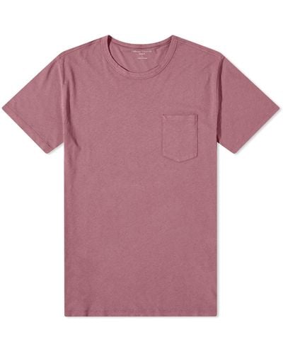 Officine Generale Pocket T-Shirt - Purple