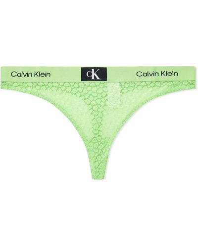 Calvin Klein Modern Thong - Green