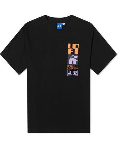 LO-FI Basic Parts T-Shirt - Black
