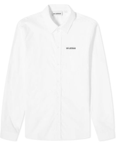 Han Kjobenhavn Logo Regular Fit Shirt - White