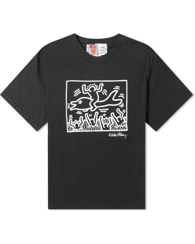 JUNGLES JUNGLES X Keith Haring Environmentalism T-Shirt - Black