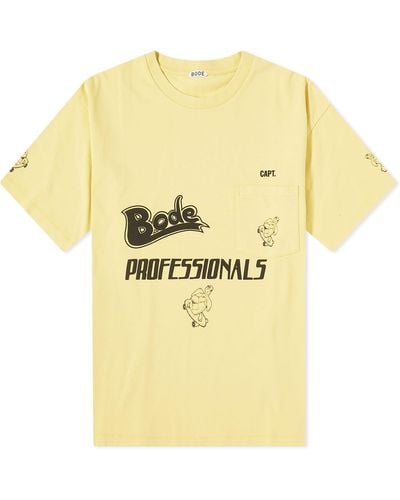 Bode Professionals T-Shirt - Yellow
