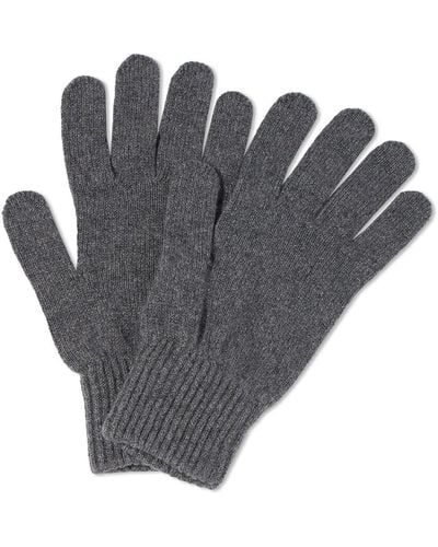 Sunspel Recycled Cashmere Glove - Grey