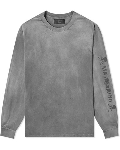 John Elliott X Mastermind Japan Vintage Long Sleeve T-Shirt - Grey