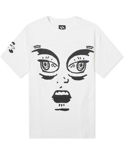 The Trilogy Tapes Face T-Shirt - White