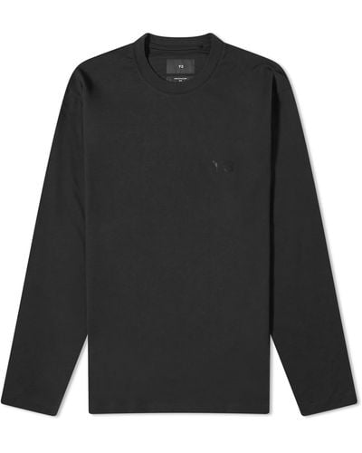 Y-3 Long Sleeve T-Shirt - Black