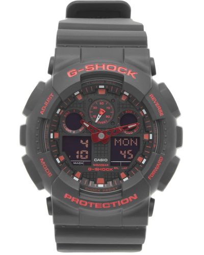 G-Shock Ga-700bnr-1aer Ignite Red Series Watch - Grey