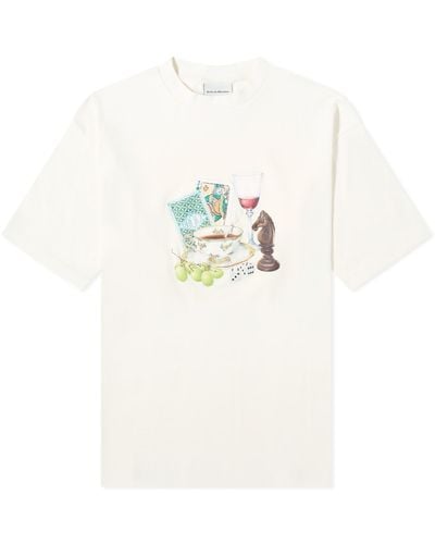 Drole de Monsieur Aftrenoon Graphic T-Shirt - Natural