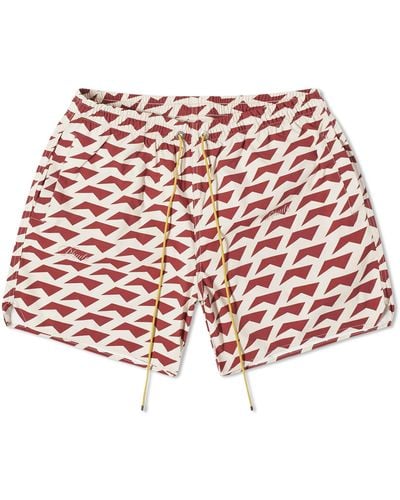 Rhude Dolce Vita Swim Shorts - Red