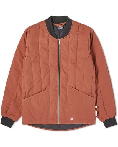 Dickies Premium Collection Quilted Jacket - Orange