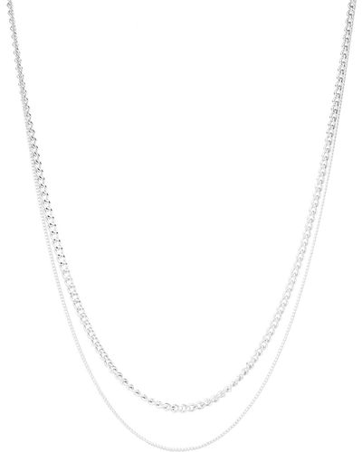 A.P.C. Minimal Necklace - Metallic