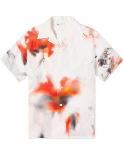 Alexander McQueen Obscured Flower Vacation Shirt - Multicolor