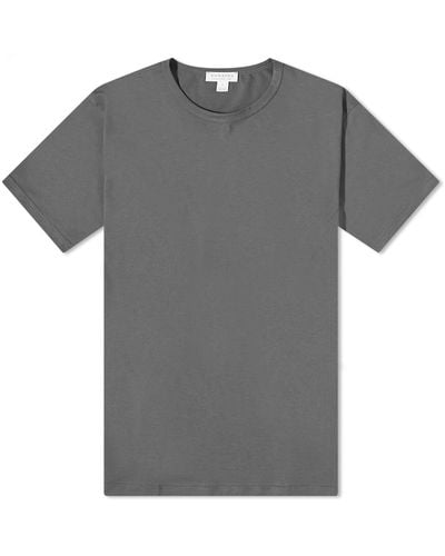 Sunspel Classic Crew Neck T-Shirt - Grey