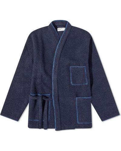 Universal Works Blanket Stitch Kyoto Work Jacket - Blue