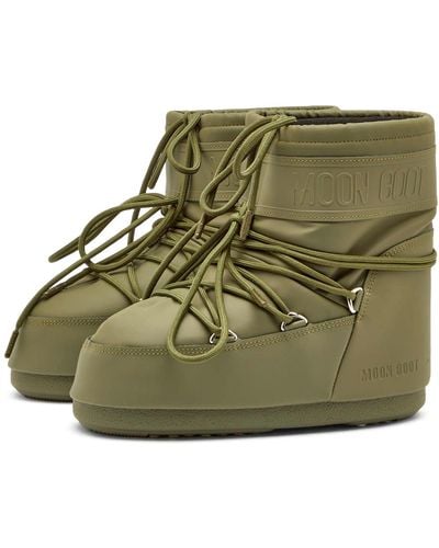 Moon Boot Icon Low Rubber Boot - Green