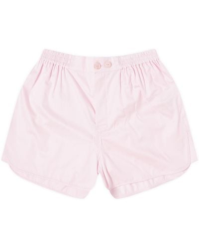 Hay Outline Pyjama Shorts - Pink