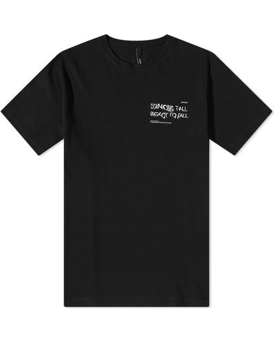 Tobias Birk Nielsen Giriya Standing Tall Serigraphy T-shirt - Black