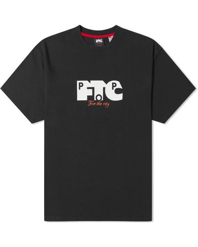 Pop Trading Co. X Ftc Logo T-Shirt - Black