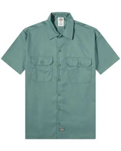 Dickies Short Sleeve Work Shirt - Green
