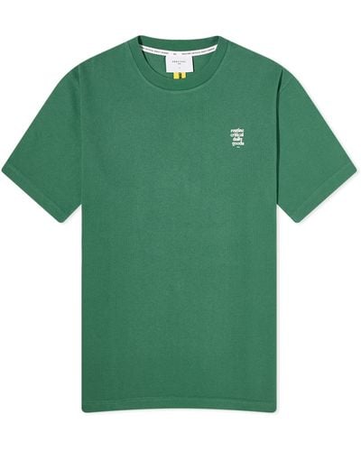 Percival Daily Goods Ducks Oversized T-Shirt - Green