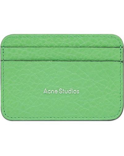 Acne Studios Aroundy Card Holder - Green