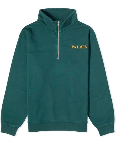 Palmes Stumble Zip Sweatshirt - Green