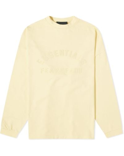 Fear Of God Spring Long Sleeve Printed T-shirt - Natural