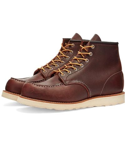Red Wing 6" Moc Toe Boot (leather) - Brown