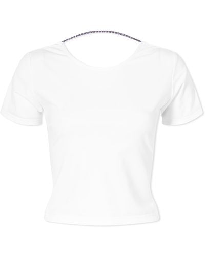 Peachy Den Mimi Short Sleeve Top - White