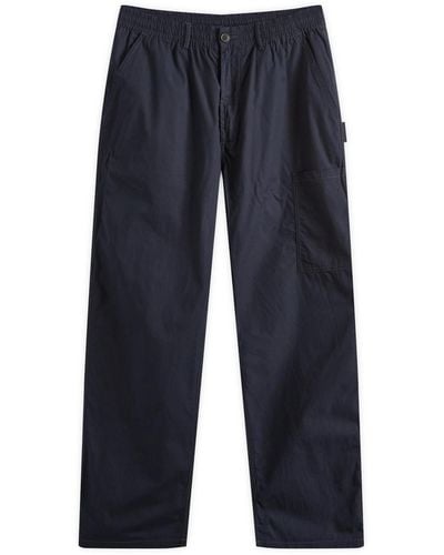 Universal Works Broad Cloth Painters Trousers - Blue
