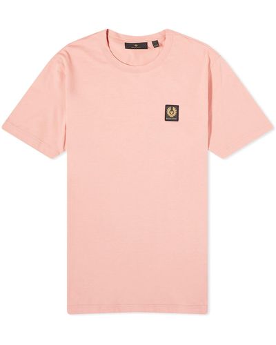 Belstaff Patch Logo T-Shirt - Pink