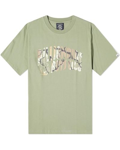 BBCICECREAM Camo Arch Logo T-Shirt - Green