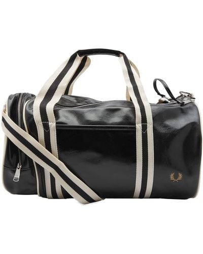 Fred Perry Classic Barrel Bag - Black