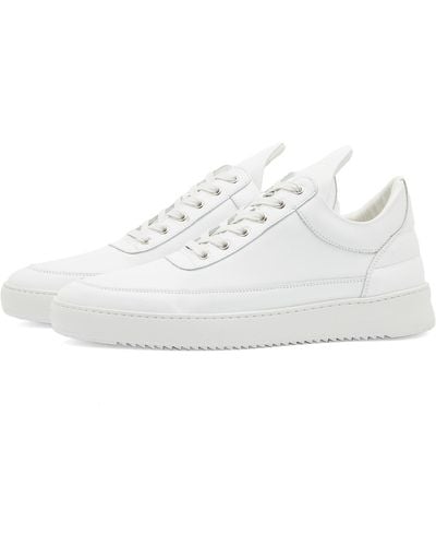 Filling Pieces Low Top Ripple Nappa Sneakers - White