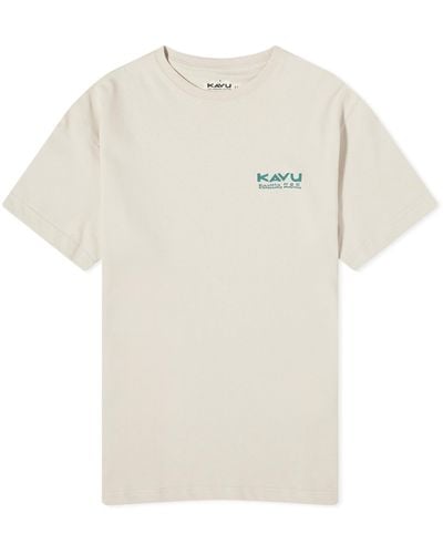 Kavu Botanical Society T-Shirt - White