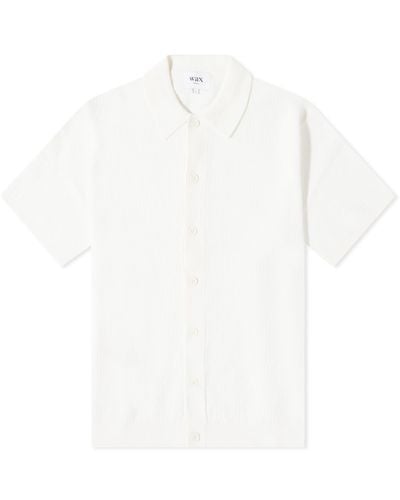 Wax London Tellaro Short Sleeve Knit Shirt - White