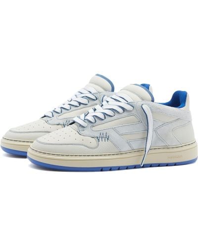 Represent Reptor Leather Trainers - Blue