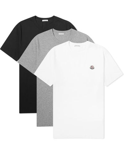 Moncler Logo Badge T-Shirt - Black