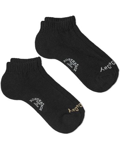 Rostersox Have A Nice Day Ankle Socks - Black