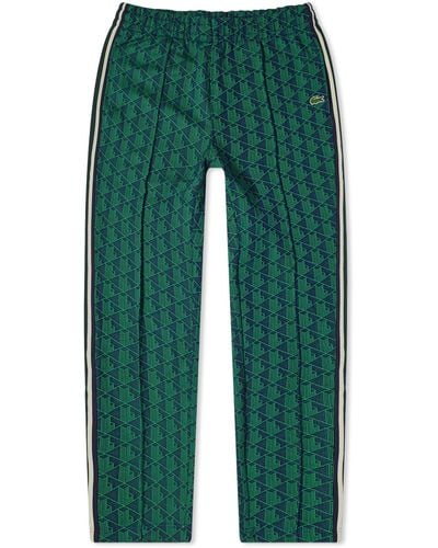 Lacoste Monogram Track Pants - Green