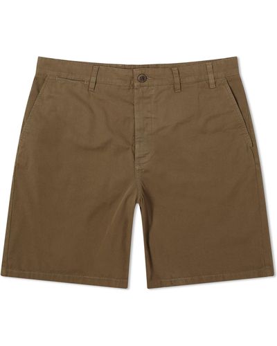 Norse Projects Aros Regular Organic Light Twill Shorts - Brown