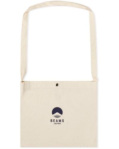 BEAMS Japan Shoulder Bag - White