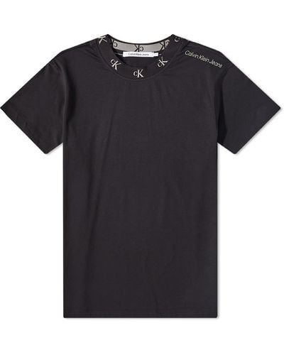 Calvin Klein sleeve Men Page Sale - t-shirts | | Lyst Short 68% 3 off for Online to up