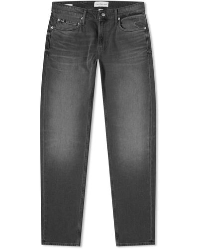 Calvin Klein Slim Taper Jeans - Gray