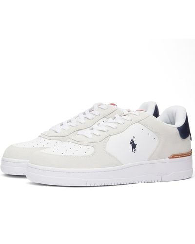 Polo Ralph Lauren Masters Court Trainers - White