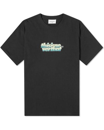 thisisneverthat Gradient Ol-Logo T-Shirt - Black