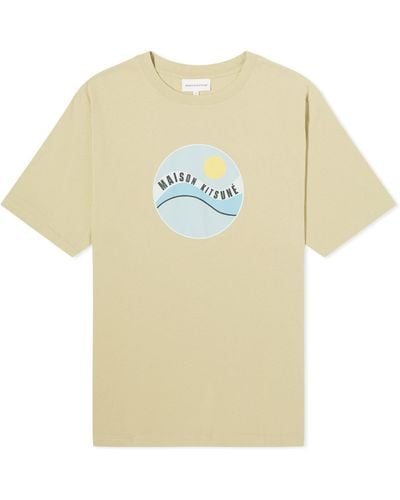 Maison Kitsuné Pop Wave Comfort T-Shirt - Natural